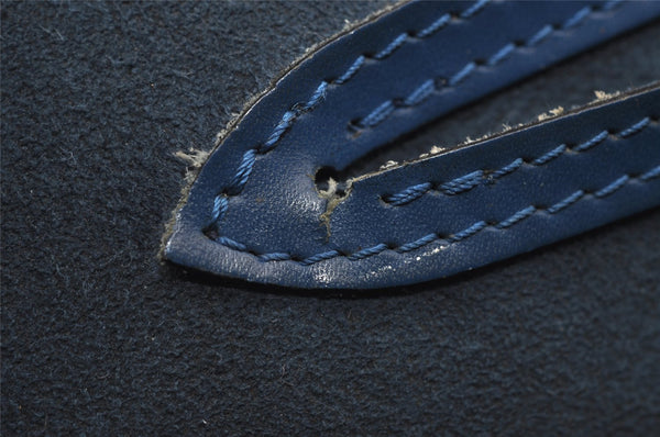 Authentic Louis Vuitton Epi Saint Jacques Poignier Long Shoulder Bag Blue 1331I