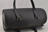 Authentic Louis Vuitton Epi Soufflot Black Hand Bag M52222 LV 1331J