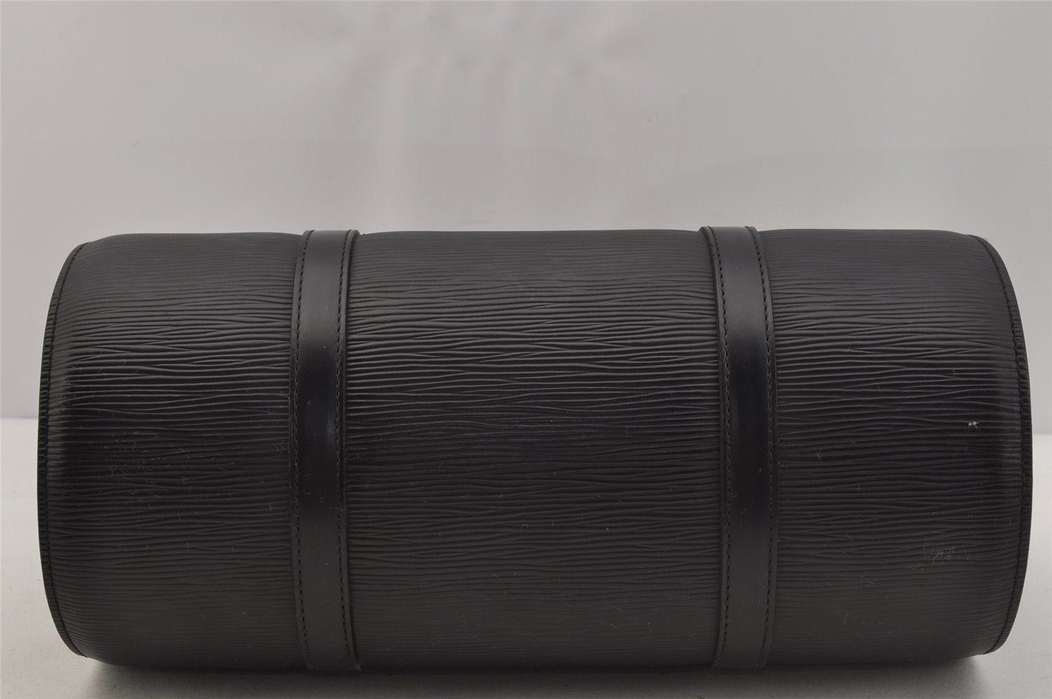 Authentic Louis Vuitton Epi Soufflot Black Hand Bag M52222 LV 1331J