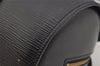 Authentic Louis Vuitton Epi Soufflot Black Hand Bag M52222 LV 1331J