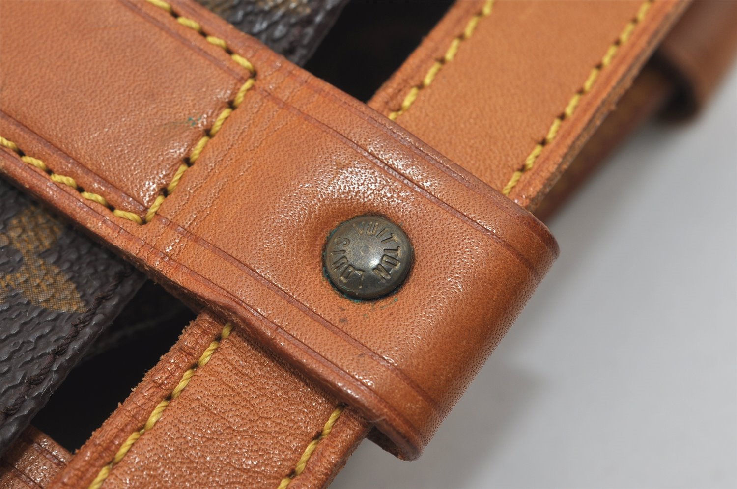 Authentic Louis Vuitton Monogram Randonnee GM Shoulder Bag M42244 LV 1332I