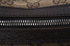 Authentic GUCCI Shoulder Cross Body Bag GG Canvas Leather 122790 Brown 1333K