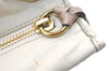 Authentic Chloe Vintage Bay Hand Boston Bag Leather White 1336K