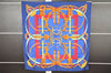 Authentic HERMES Carre 90 Scarf "Grand Manege" Silk Blue 1337I