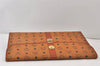 Authentic MCM Vintage Visetos Leather Documents Case Clutch Bag Brown 1337K