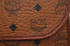 Authentic MCM Vintage Visetos Leather Documents Case Clutch Bag Brown 1337K