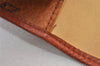 Authentic MCM Vintage Visetos Leather Documents Case Clutch Bag Brown 1337K