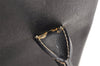 Authentic BURBERRY Vintage Leather Enamel Shoulder Hand Bag Purse Black 1339K