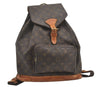 Authentic Louis Vuitton Monogram Montsouris GM Backpack M51135 LV 1340J