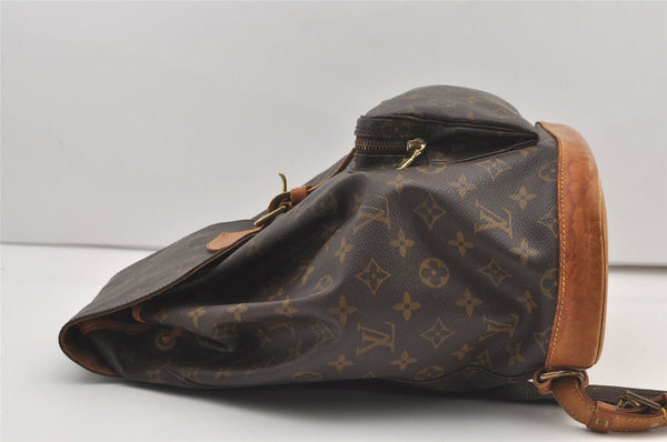 Authentic Louis Vuitton Monogram Montsouris GM Backpack M51135 LV 1340J