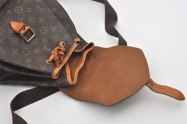 Authentic Louis Vuitton Monogram Montsouris GM Backpack M51135 LV 1340J