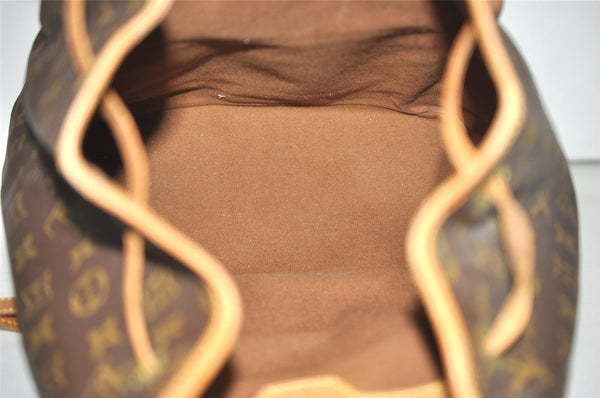 Authentic Louis Vuitton Monogram Montsouris GM Backpack M51135 LV 1340J