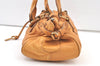 Authentic Chloe Paddington Leather Shoulder Hand Bag Brown 1340K