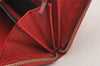 Authentic GUCCI SOHO Tassel Long Wallet Purse Leather 308004 Red 1341I