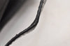 Authentic Salvatore Ferragamo Vintage Leather Clutch Hand Bag Purse Black 1341K