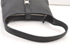 Authentic Salvatore Ferragamo Vintage Leather Shoulder Hand Bag Black 1342K
