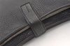 Authentic Salvatore Ferragamo Vintage Leather Shoulder Hand Bag Black 1342K