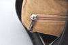 Authentic Salvatore Ferragamo Vintage Leather Shoulder Hand Bag Black 1342K