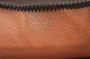 Authentic CELINE Macadam Blason Pattern Clutch Hand Bag PVC Leather Brown 1344K