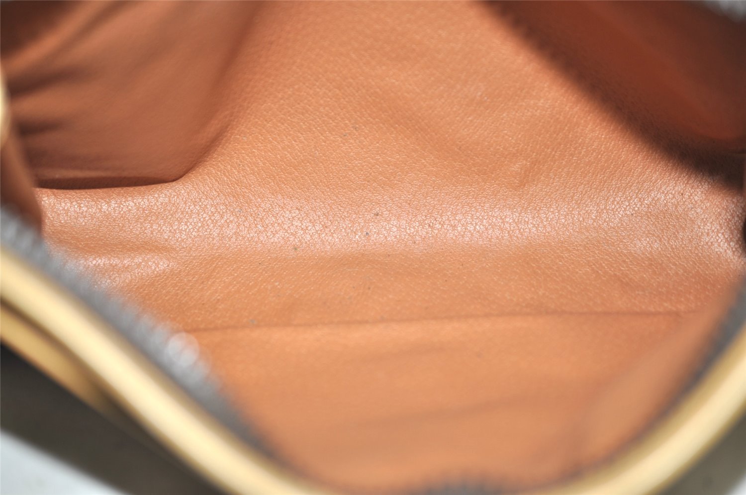 Authentic CELINE Macadam Blason Pattern Clutch Hand Bag PVC Leather Brown 1344K