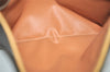 Authentic CELINE Macadam Blason Pattern Clutch Hand Bag PVC Leather Brown 1344K