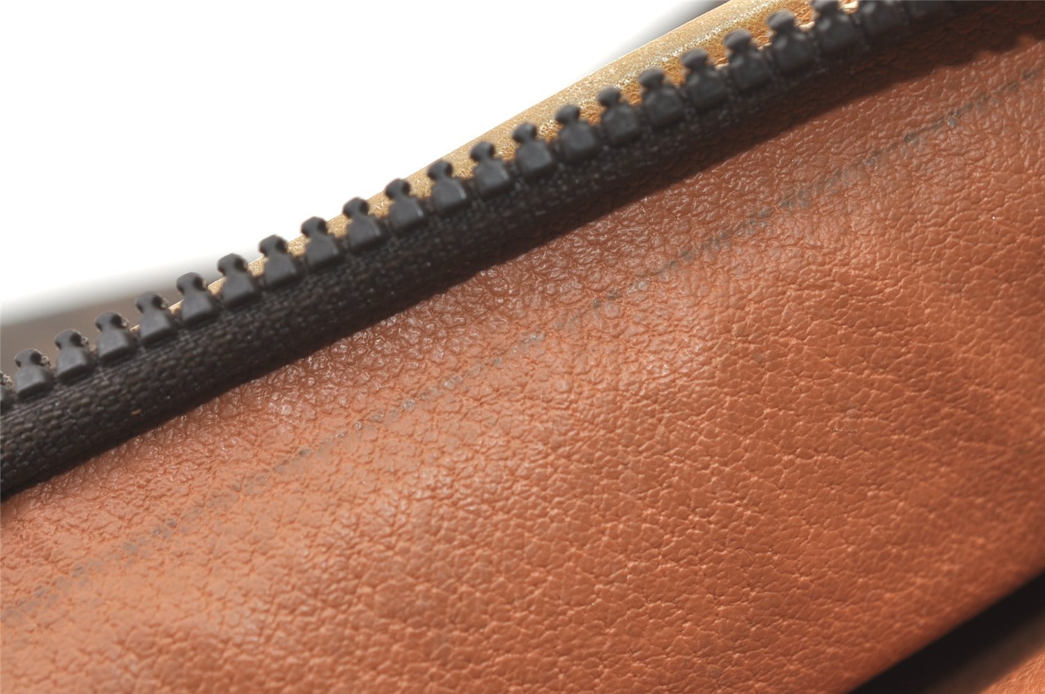 Authentic CELINE Macadam Blason Pattern Clutch Hand Bag PVC Leather Brown 1344K