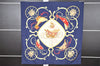 Authentic HERMES Carre 90 Scarf "SPRINGS" Silk Navy 1345I