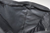 Authentic PRADA Vintage Nylon Leather Shoulder Tote Bag Black 1345K