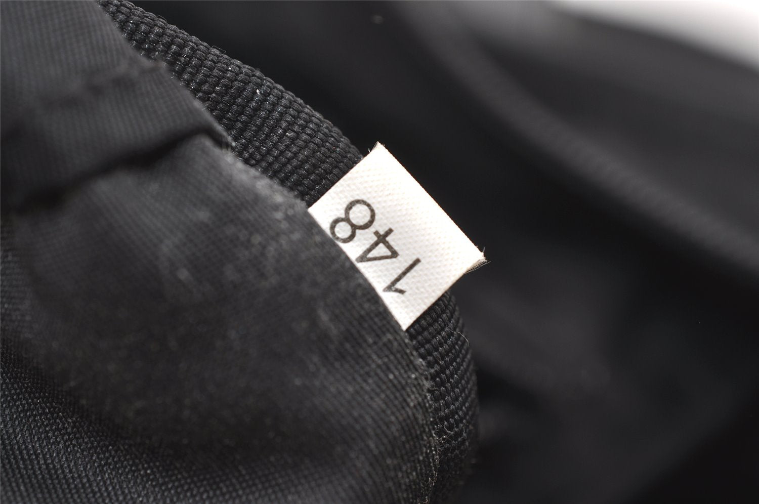 Authentic PRADA Vintage Nylon Leather Shoulder Tote Bag Black 1345K