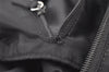 Authentic PRADA Vintage Nylon Leather Shoulder Tote Bag Black 1345K
