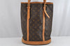 Authentic Louis Vuitton Monogram Bucket GM Shoulder Tote Bag M42236 Junk 1347K