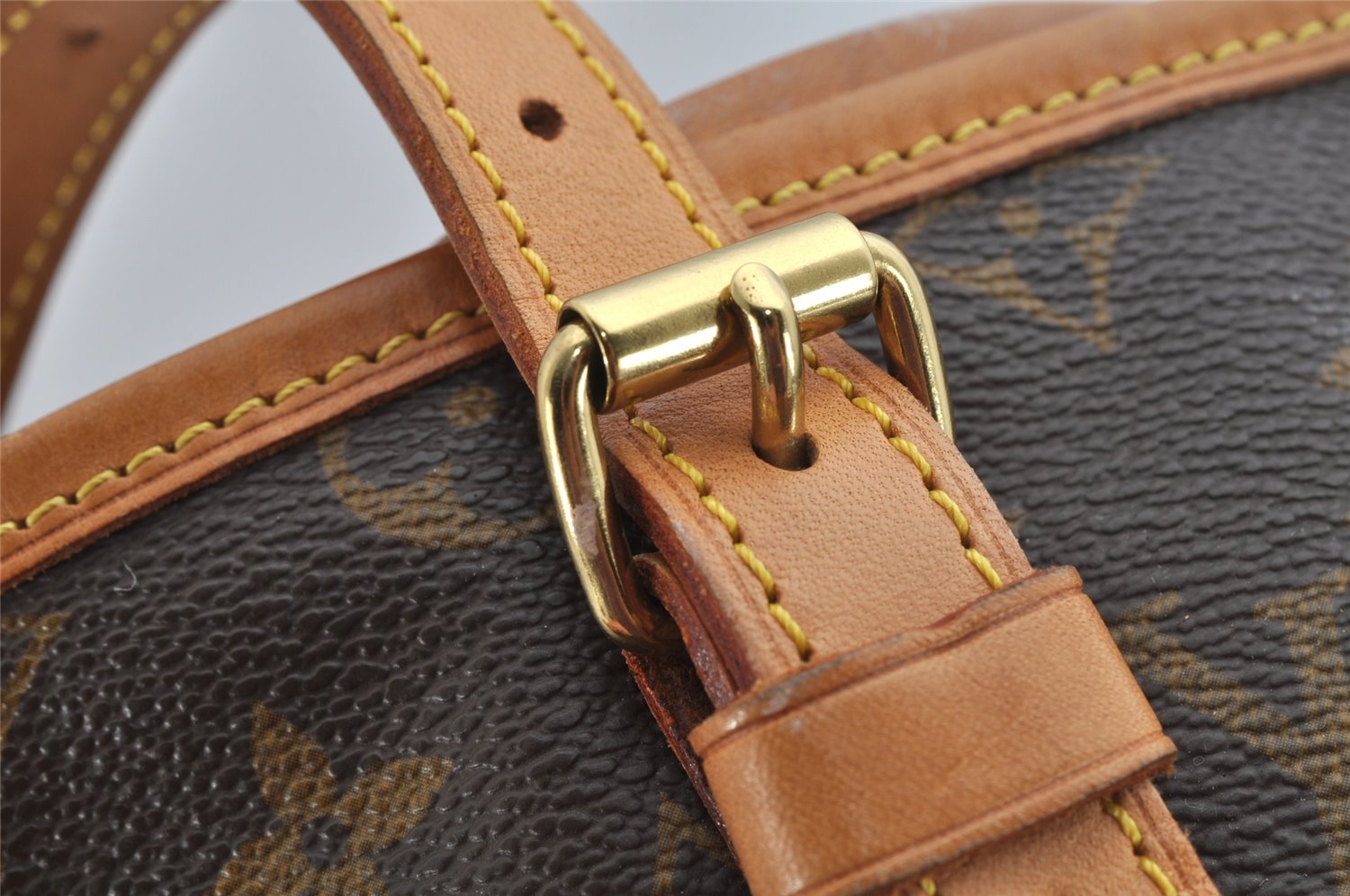 Authentic Louis Vuitton Monogram Bucket GM Shoulder Tote Bag M42236 Junk 1347K