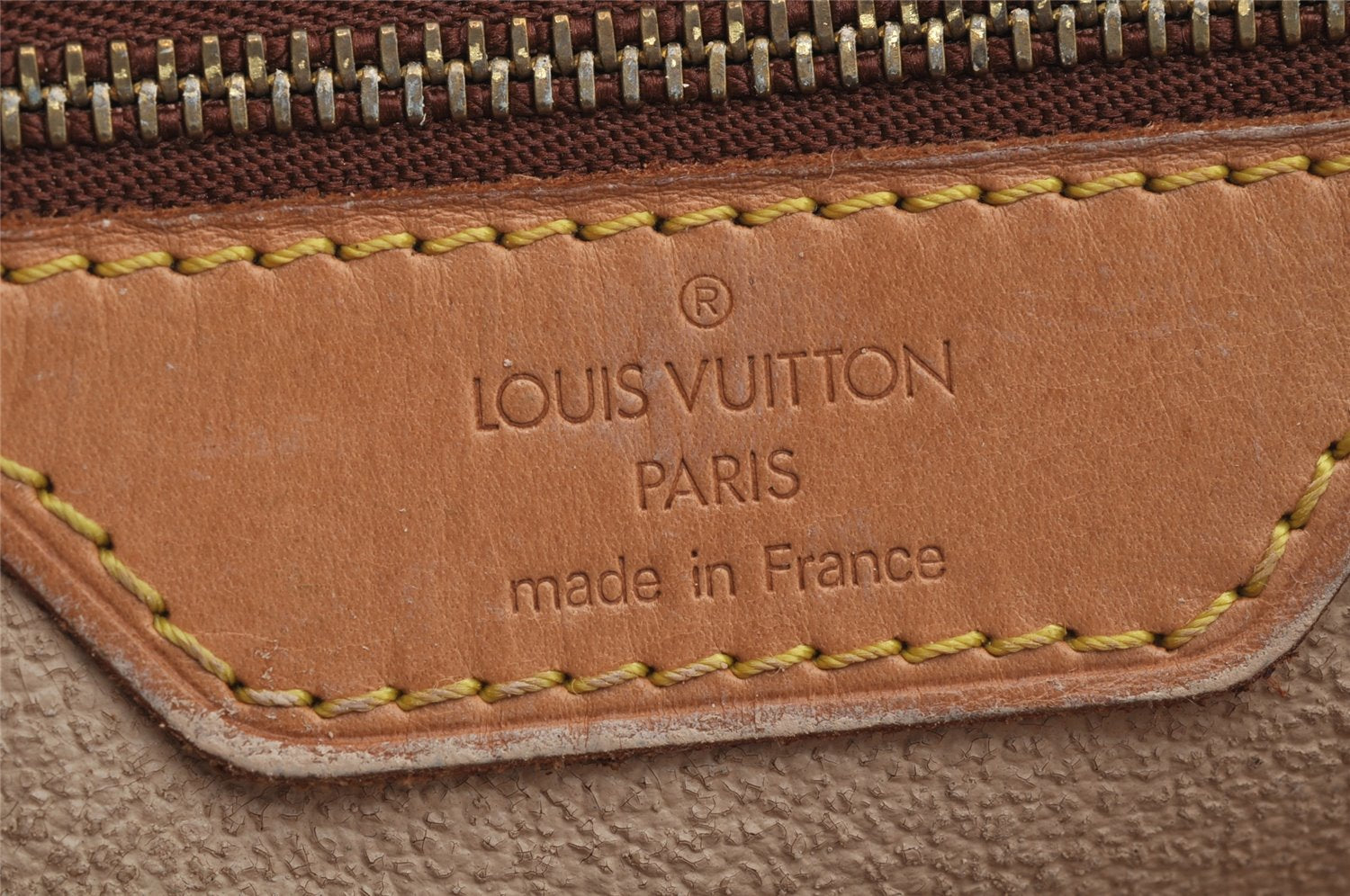 Authentic Louis Vuitton Monogram Bucket GM Shoulder Tote Bag M42236 Junk 1347K