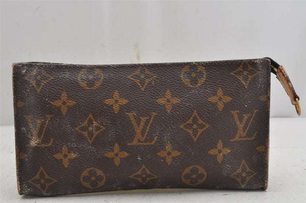 Authentic Louis Vuitton Monogram Bucket GM Shoulder Tote Bag M42236 Junk 1347K