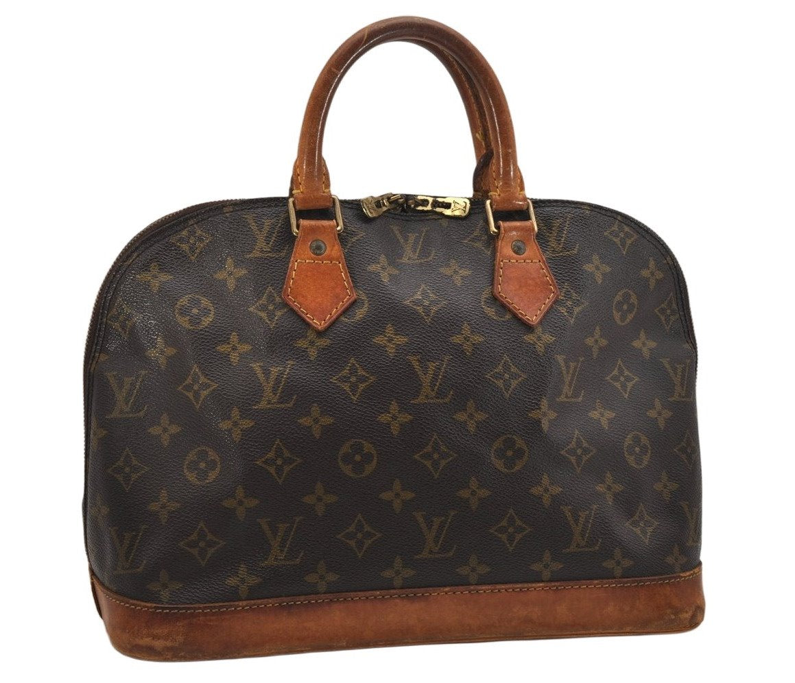 Authentic Louis Vuitton Monogram Alma Hand Bag Purse M51130 LV 1348K