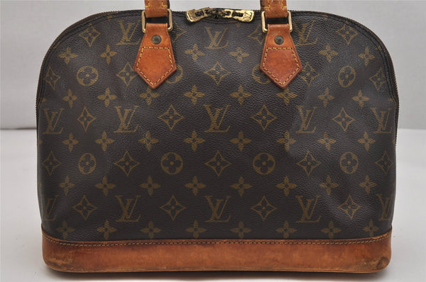Authentic Louis Vuitton Monogram Alma Hand Bag Purse M51130 LV 1348K