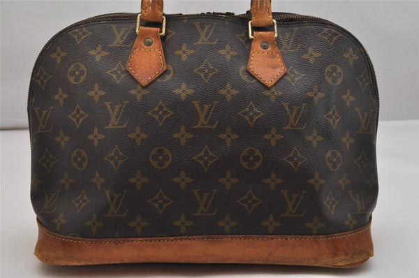Authentic Louis Vuitton Monogram Alma Hand Bag Purse M51130 LV 1348K