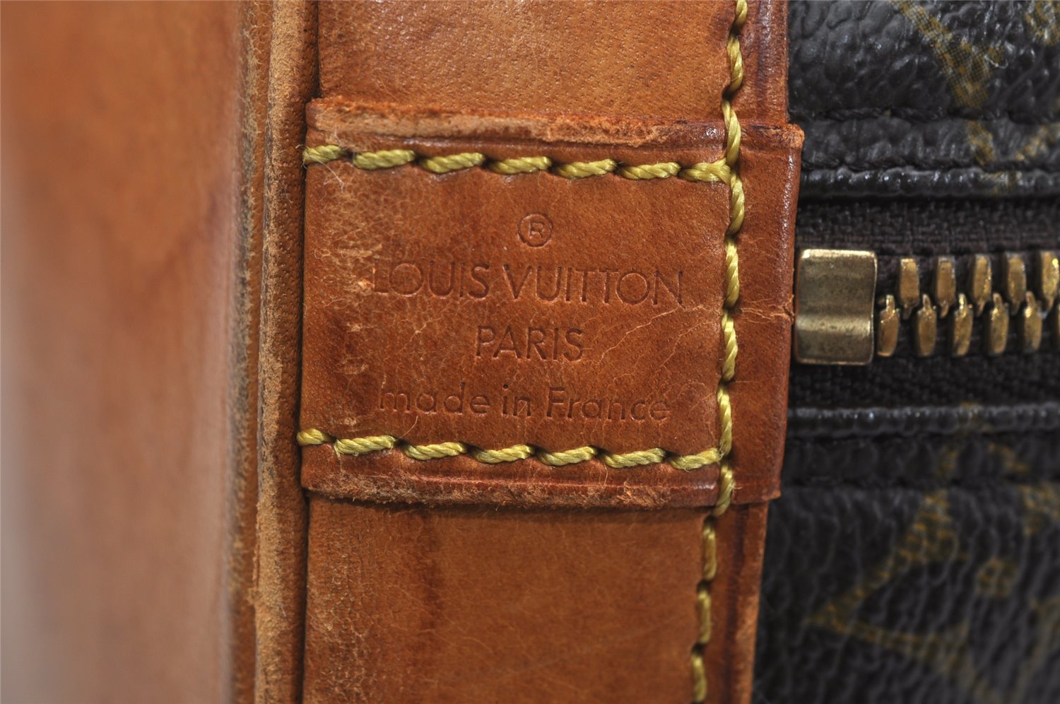 Authentic Louis Vuitton Monogram Alma Hand Bag Purse M51130 LV 1348K