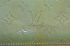 Authentic Louis Vuitton Vernis Houston Shoulder Bag Light Green M91005 LV 1349K