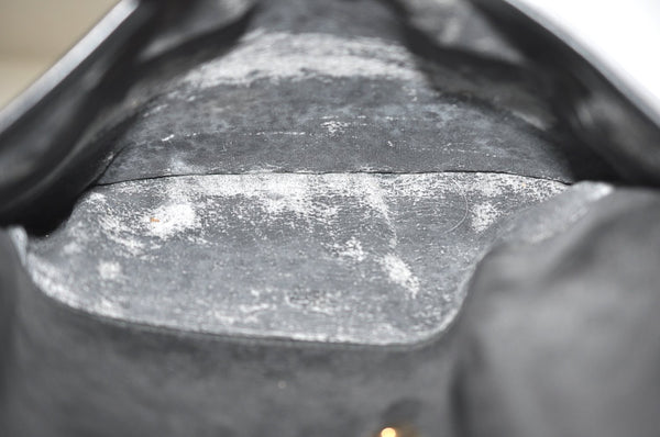 Authentic GUCCI Micro GG PVC Leather Shoulder Cross Body Bag Purse Black 1350H