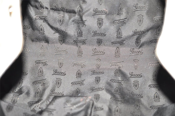 Authentic GUCCI Guccissima Shoulder Hand Tote Bag GG Leather 211937 White 1350I