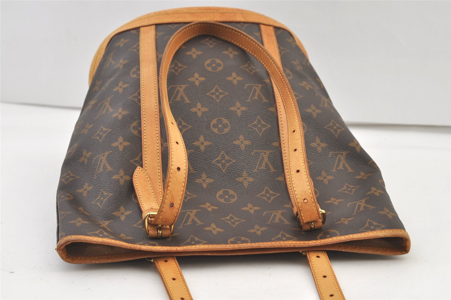 Authentic Louis Vuitton Monogram Bucket GM Shoulder Tote Bag M42236 Junk 1350K