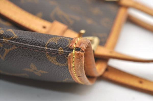 Authentic Louis Vuitton Monogram Bucket GM Shoulder Tote Bag M42236 Junk 1350K