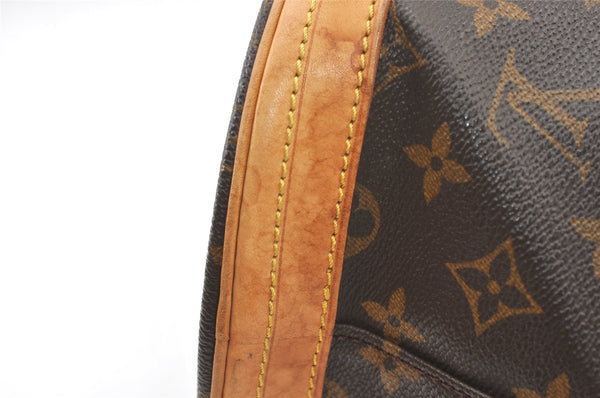 Authentic Louis Vuitton Monogram Bucket GM Shoulder Tote Bag M42236 Junk 1350K