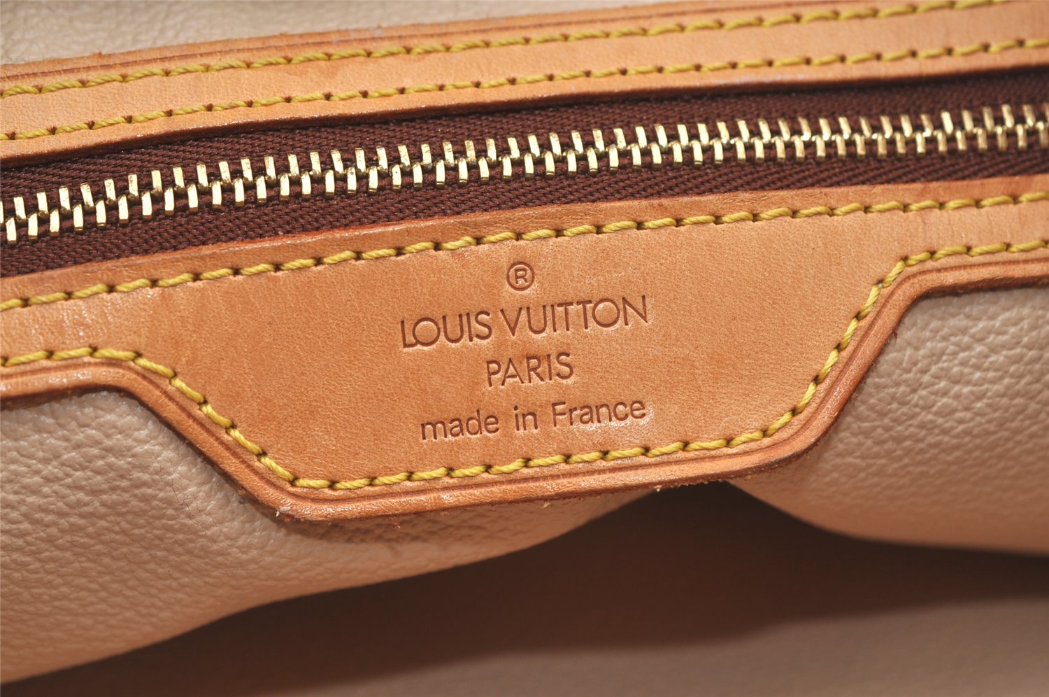 Authentic Louis Vuitton Monogram Bucket GM Shoulder Tote Bag M42236 Junk 1350K