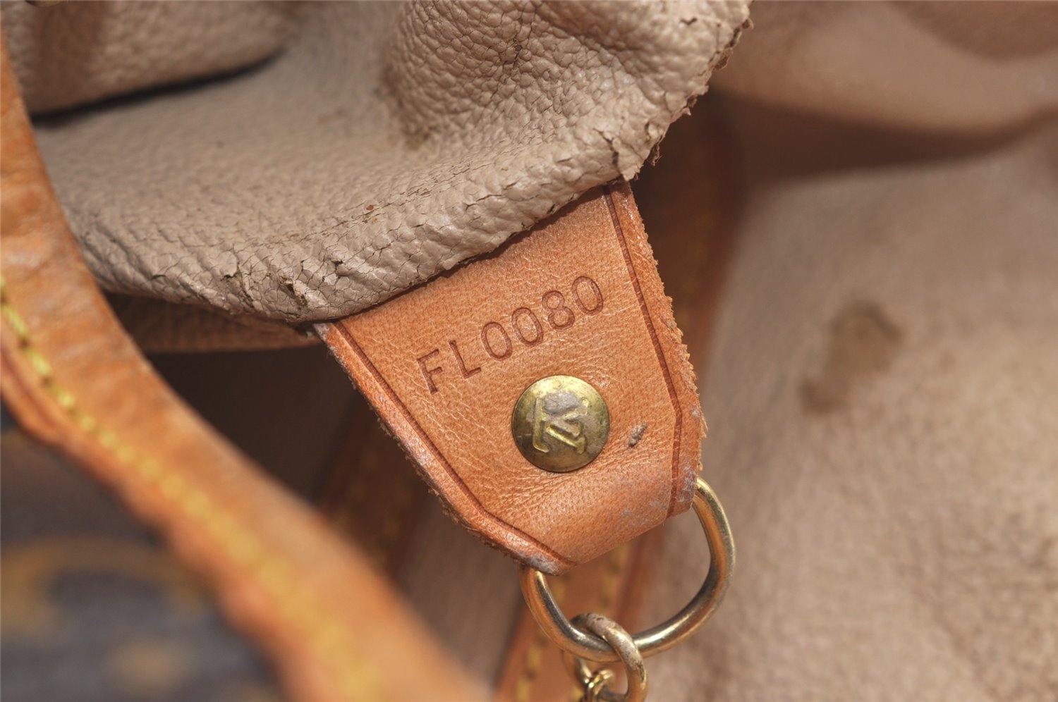 Authentic Louis Vuitton Monogram Bucket GM Shoulder Tote Bag M42236 Junk 1350K