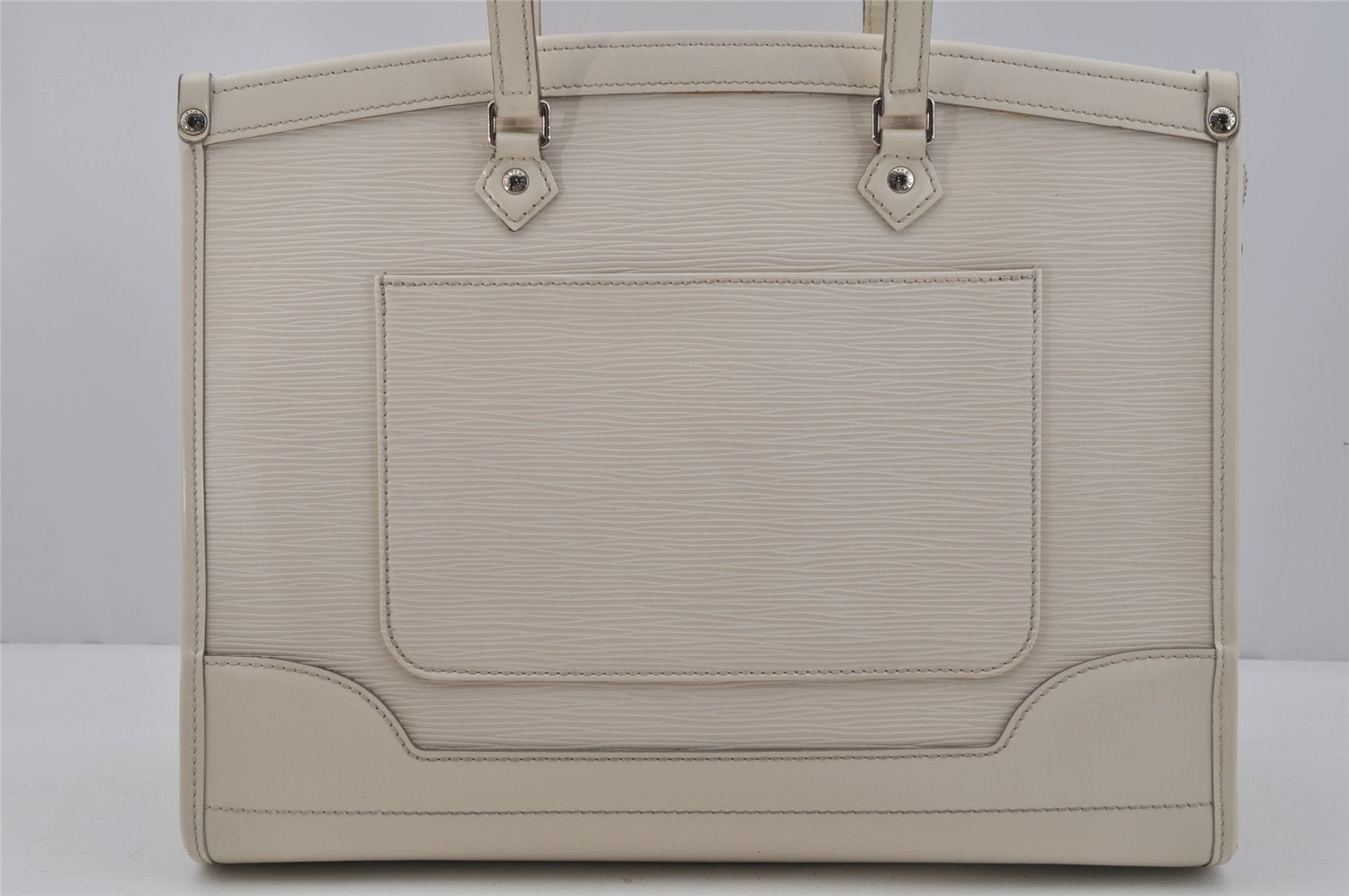 Authentic Louis Vuitton Epi Madeleine GM White Shoulder Bag M5934J LV 1351J