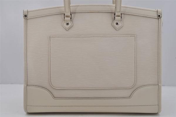 Authentic Louis Vuitton Epi Madeleine GM White Shoulder Bag M5934J LV 1351J