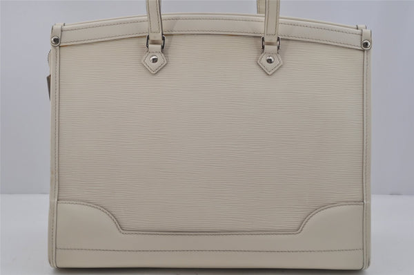 Authentic Louis Vuitton Epi Madeleine GM White Shoulder Bag M5934J LV 1351J