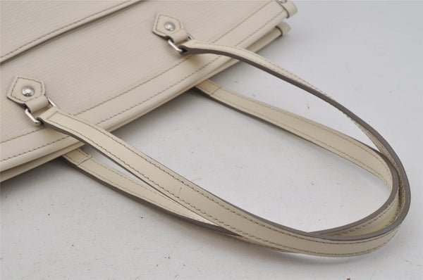 Authentic Louis Vuitton Epi Madeleine GM White Shoulder Bag M5934J LV 1351J